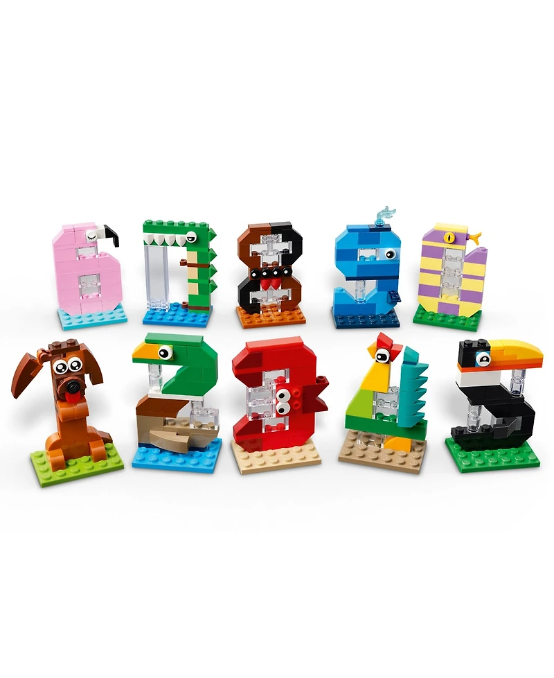 Lego Birthday Numbers Party Decor Building Set 40807, 281 Pieces