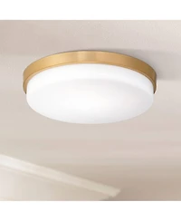 Possini Euro Design Winfrey Wide Gold Led Ceiling Light