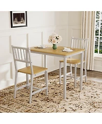 Streamdale Furniture Dining Table Set with 2 Chairs