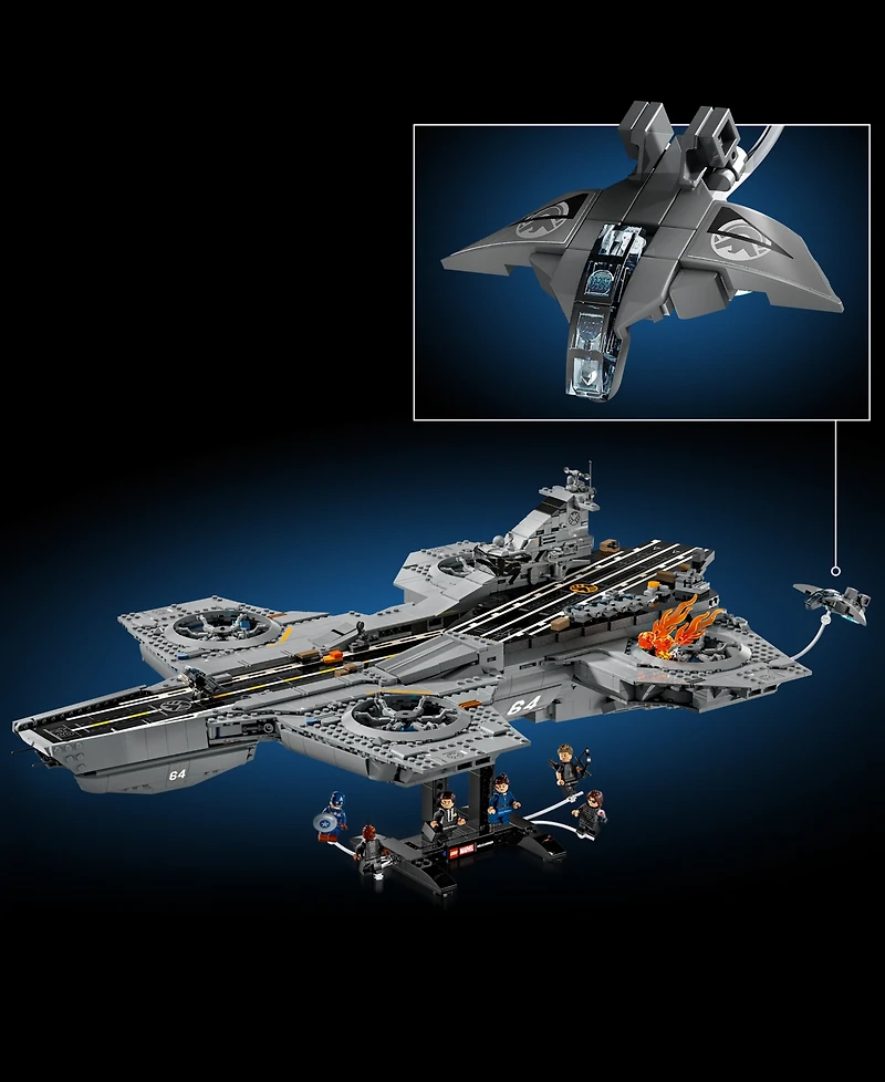 Lego Marvel S.h.i.e.l.d. Helicarrier Building Set 76354, 3057 Pieces