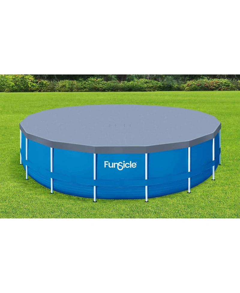 Funsicle 18 Foot Durable Round Pool Cover for Oasis and Activity Pools
