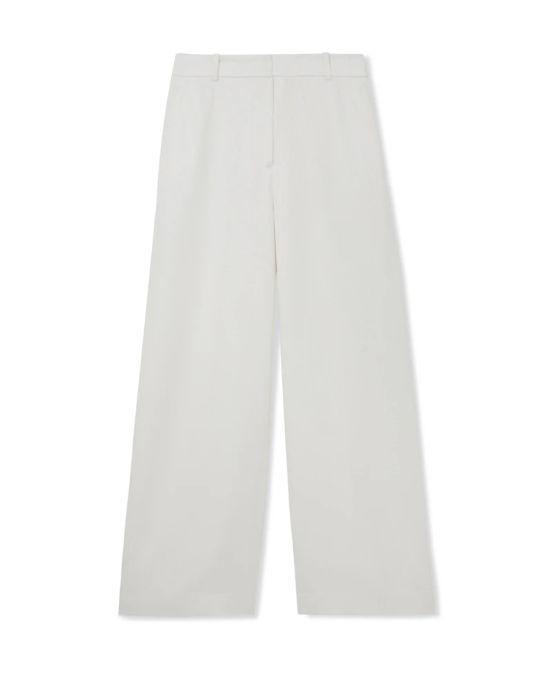Reiss Women's Linen-Blend Wide-Leg Trouser Pants