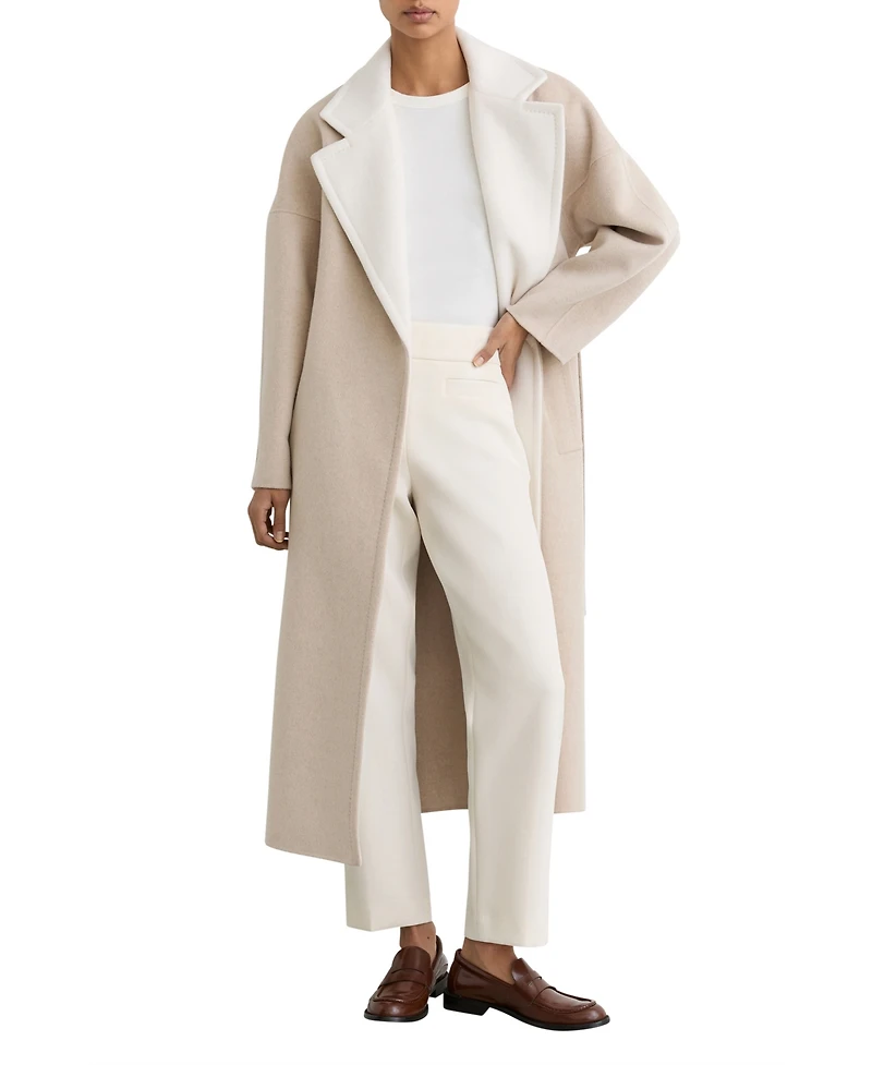 Reiss Women's Welt-Pocket Tapered Trouser Pants
