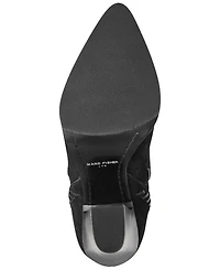 Marc Fisher Ltd Women's Alvira Suede Block Heel Booties