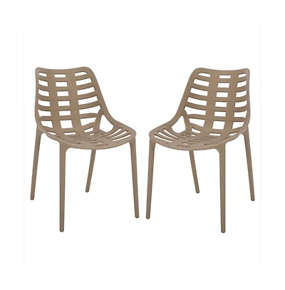 Augusta Home Fufa Outdoor Dining Chair (Set of 2)