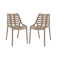 Augusta Home Fufa Outdoor Dining Chair (Set of 2)