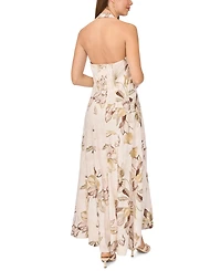 Msk Women's Halter Neck Maxi Dress