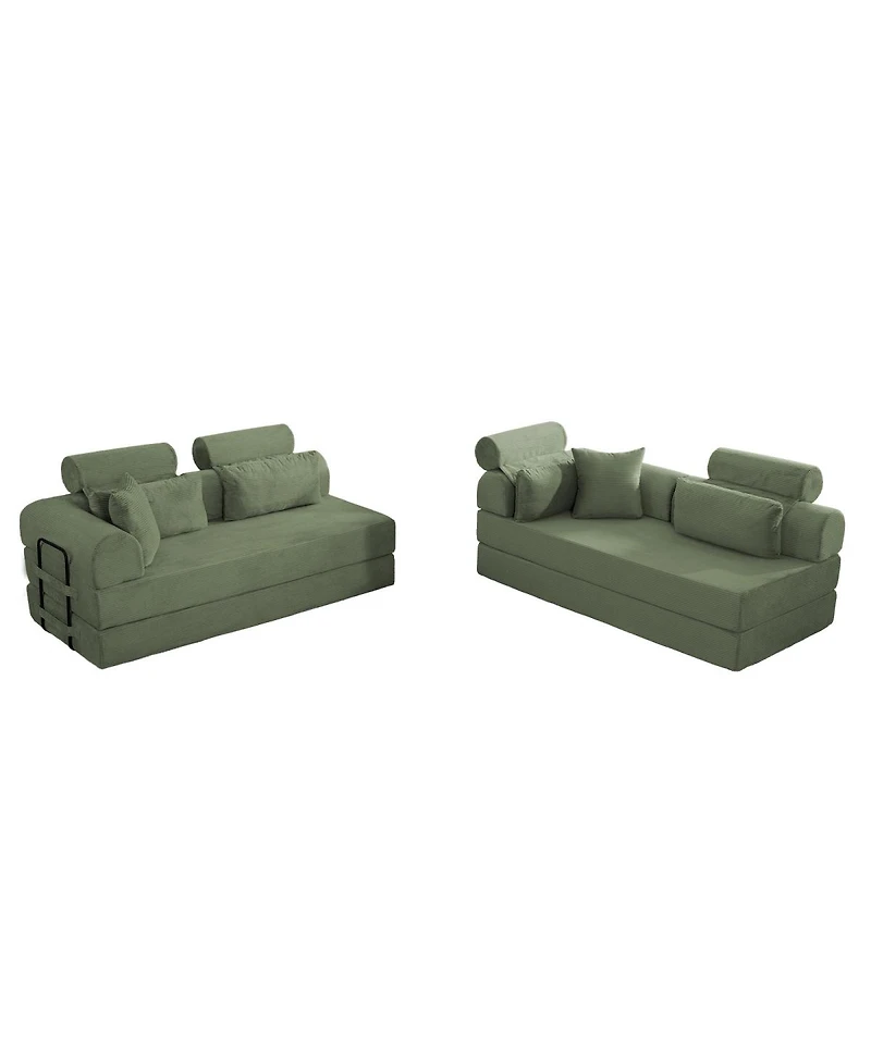 Streamdale Furniture L-Shape Modular Sectional Sofa Bed