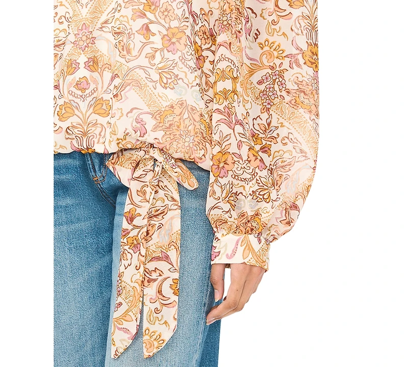 Vince Camuto Women's Off-The-Shoulder Long-Sleeve Blouse