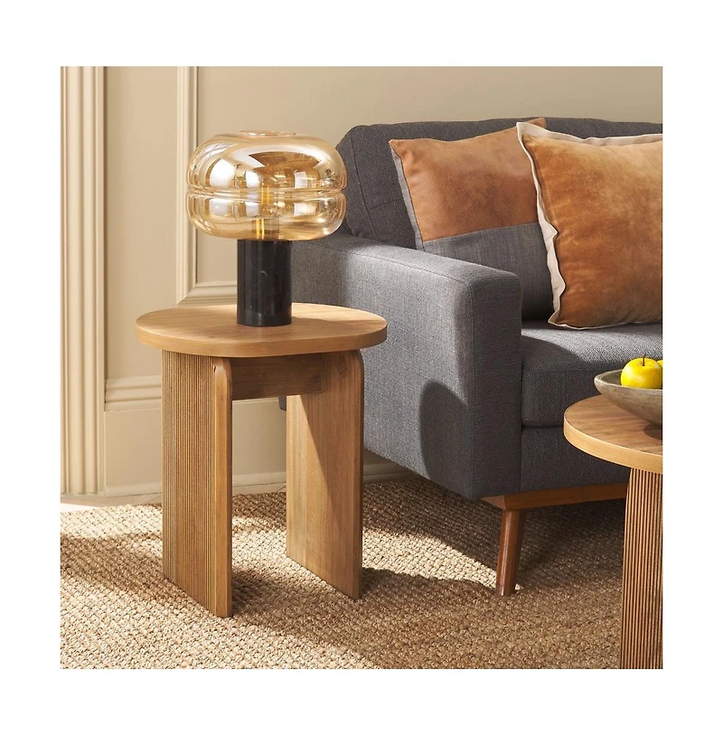 Safavieh Syura Ribbed Accent Table