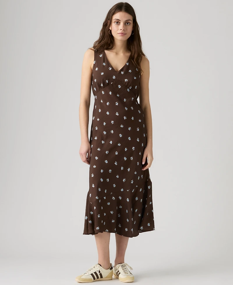Levi's Brita V-Neck Sleeveless Slip Dress