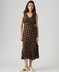 Levi's Brita V-Neck Sleeveless Slip Dress