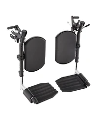 Invacare Wheelchair Elevating Legrests with Composite Footplates and Non Padded Calf Support