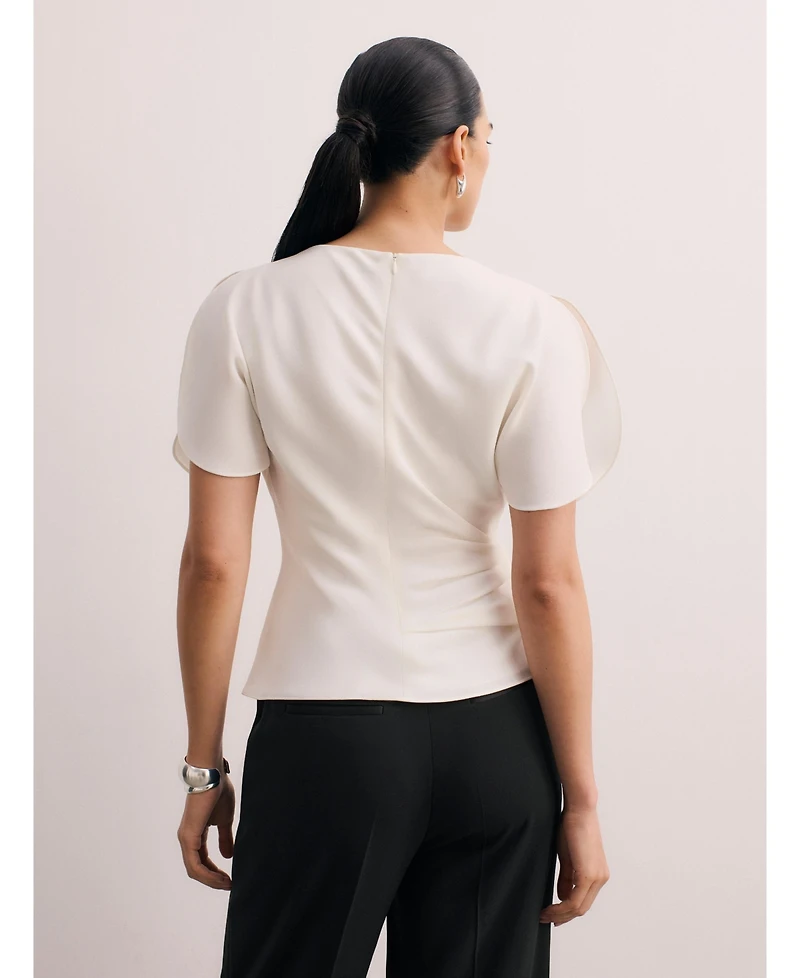 The Fold Women's Salerno Clever Crepe Top