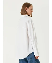 Pcfg Women's Cotton Oversized Shirt