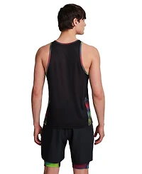 Reebok Men's Run Distort Speed Singlet Sleeveless Tank Top T-shirt