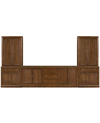 Amren 85" Wood 4-Door Console