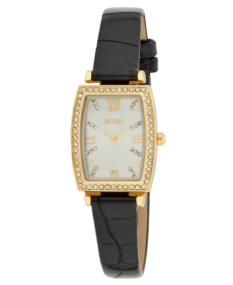 Bcbg Women's Quartz Tonneau Gold Stainless Steel Watch 26mm