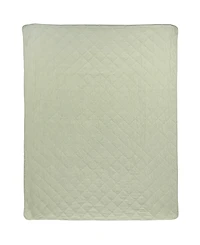 Donna Sharp Peach Rose Cotton Reversible Throw, 50" x 60"