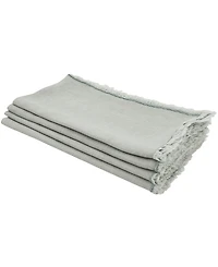 Saro Lifestyle Fringe Table Napkins, Set of 4