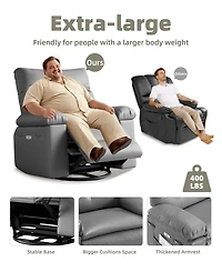 gaomon Extra Wide Oversized Manual Recliner Sofa Lazy Chair for Adults for Living Room, Bedroom