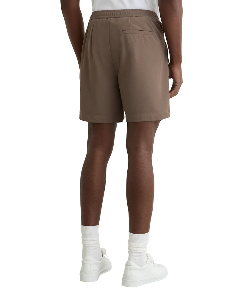 Reiss Men's Textured Drawstring Shorts
