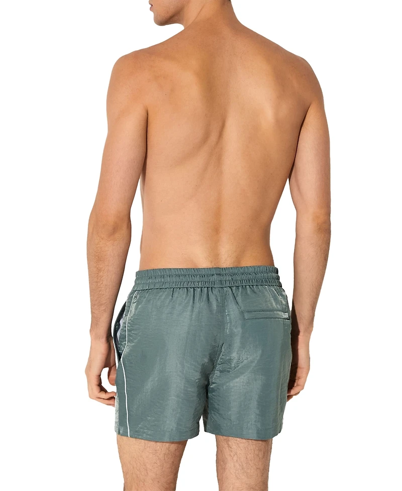 Reiss Men's Breeze Piped Detail Drawstring Swim short