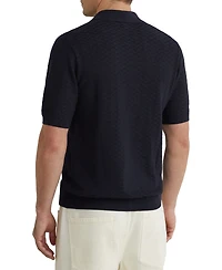 Reiss Men's Phoenix Button Through Textured Shirt