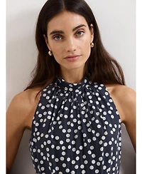 Phase Eight Women's Nita Navy Spot Maxi