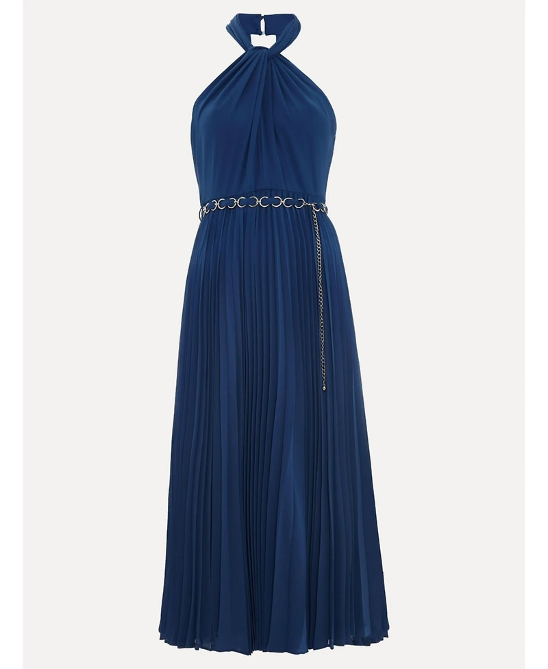 Phase Eight Women's Sathia Pleated Halter Neck Midi Dress