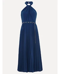 Phase Eight Women's Sathia Pleated Halter Neck Midi Dress
