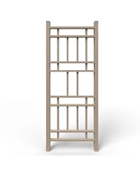 Dura-Trel Wellington 28 x 75 Inch Pvc Vinyl Outdoor Garden Patio Trellis, Mocha