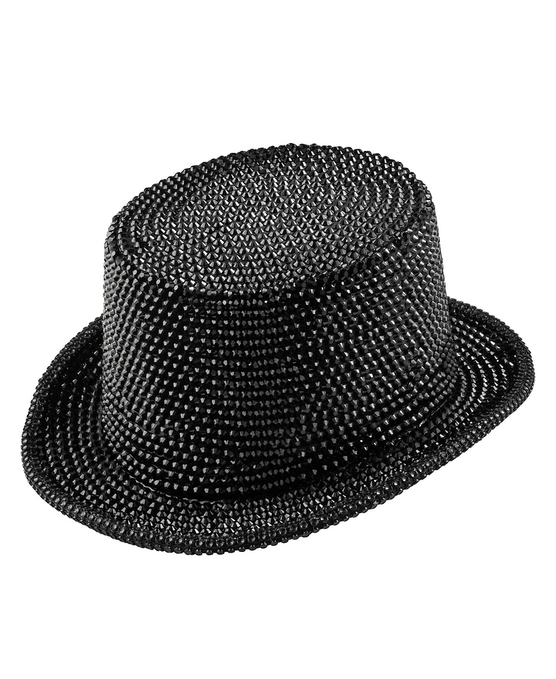 Dress Up America Top Hats for Men and Women - Rhinestone Hat Adults Elegant Costume Magician