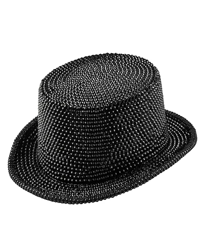 Dress Up America Top Hats for Men and Women - Rhinestone Hat Adults Elegant Costume Magician