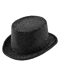 Dress Up America Top Hats for Men and Women - Rhinestone Hat Adults Elegant Costume Magician