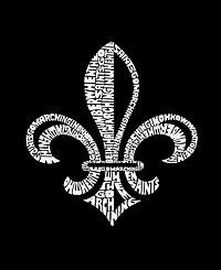 La Pop Art Men's Fleur-De-Lis Word Tank Top