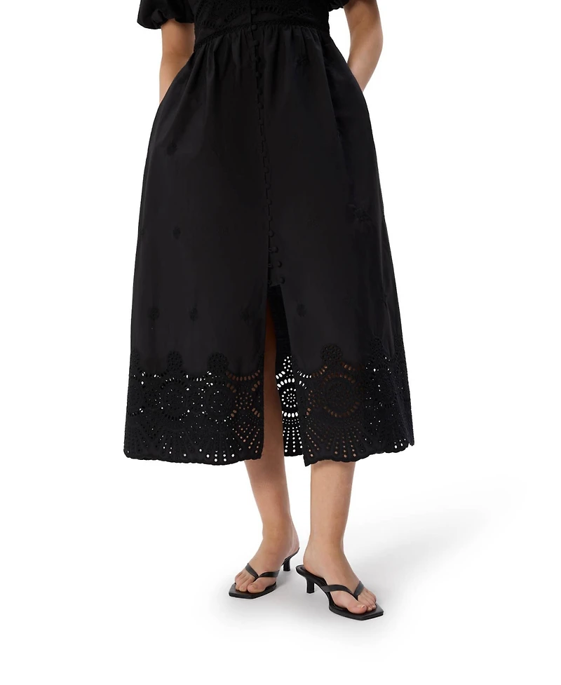 Whistles Women's Cotton Broderie Dress
