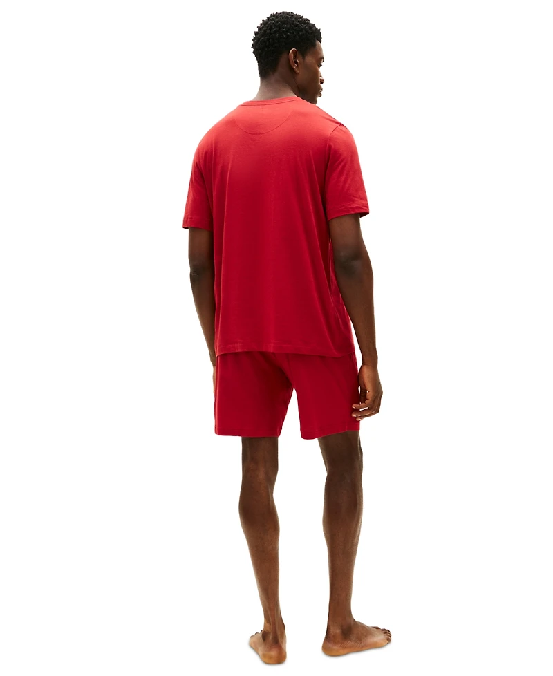 Tommy Hilfiger Men's Short Sleeve Solid Henley