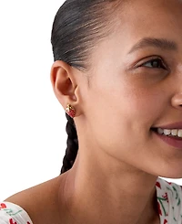 kate spade new york Cubic Zirconia Statement Strawberry Stud Earrings