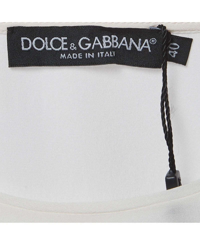 Pre-Owned Dolce & Gabbana Women's Printed Silk Top
