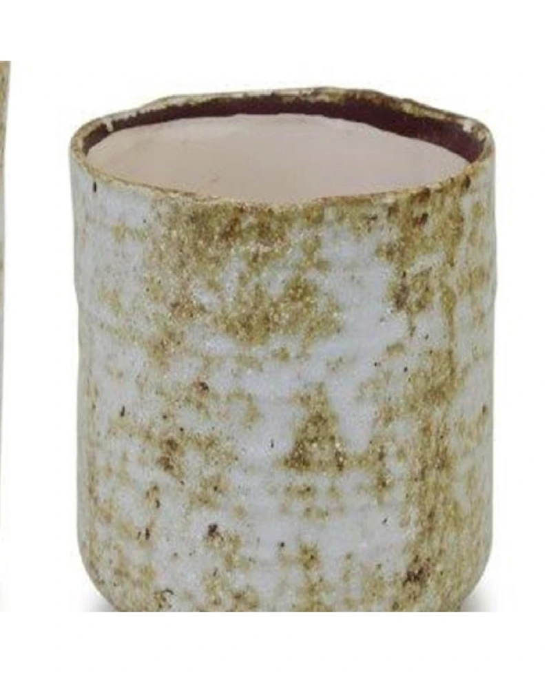 Slickblue Rustic Terra Cotta Footed Planter (Set of 3)