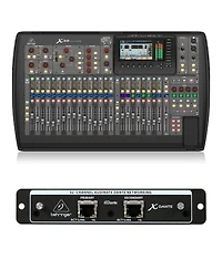 Behringer X32 32-Channel 25-Bus Total Recall Digital Mixing Console V4.0, Bundle with High-Performance 32-Channel Expansion Card
