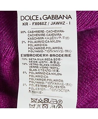 Pre-Owned Dolce & Gabbana Women's Floral Applique Sweater