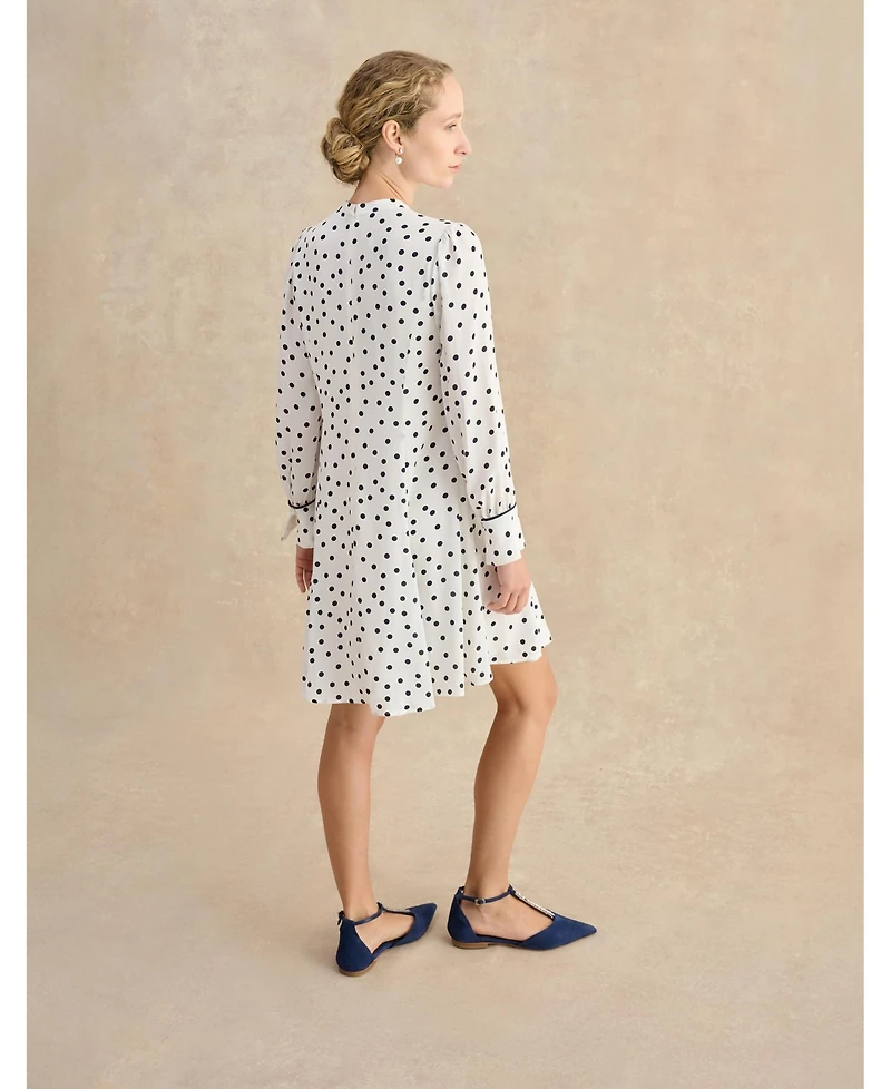 Hobbs London Women's Ruth Polka Dot Mini Dress