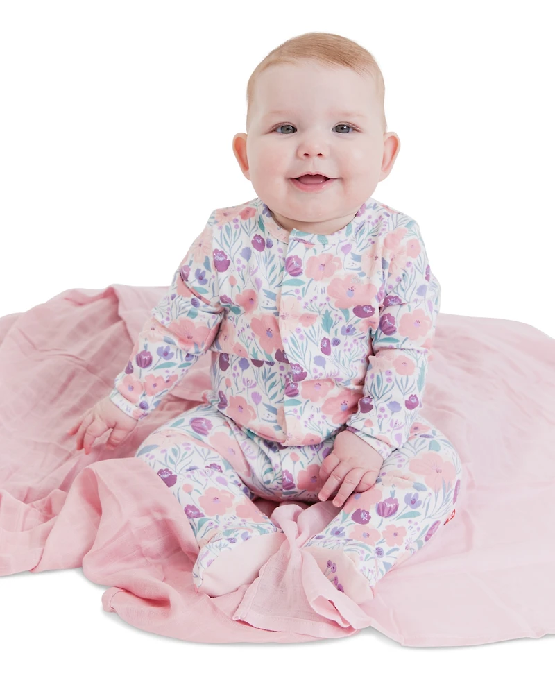 Magnetic Me Baby Girls' Whistledon Footie Long-Sleeve Coverall