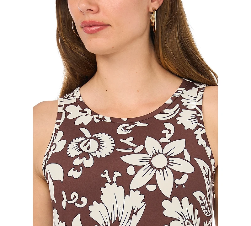 Msk Women's Jersey Keyhole Back Maxi Dress