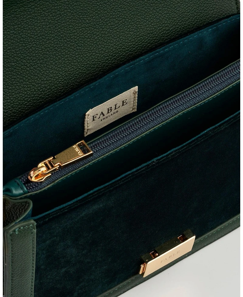 Fable England Fawn Embroidered Crossbody Bag