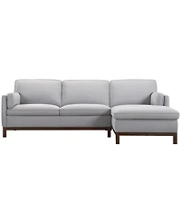Virton 2-Piece Fabric Chaise Sectional Sofa