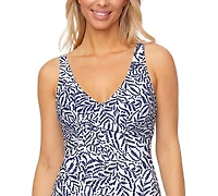 Island Escape Women's Nylon-Blend Monterey Underwire Tankini, Macy's Exclusive
