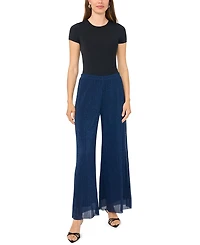 Msk Petite Pull-on Wide-Leg Pants